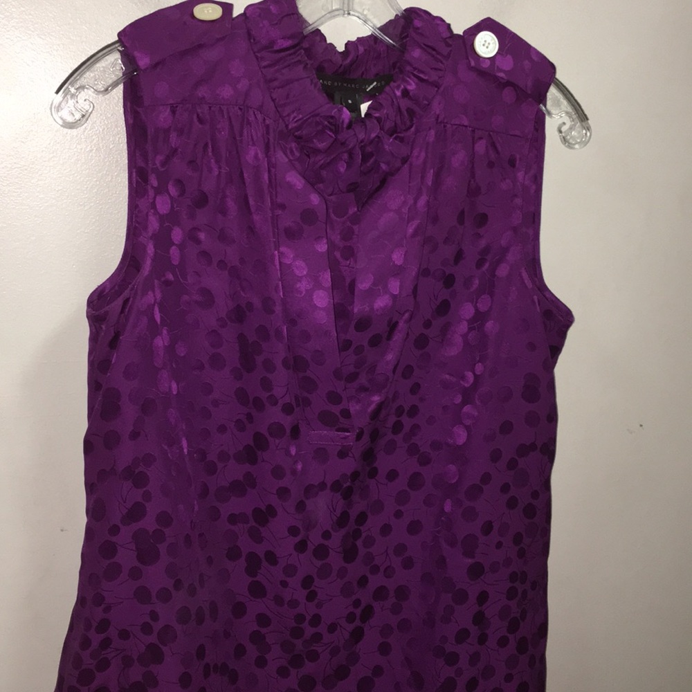 Marc By Jacob Silk Top - S